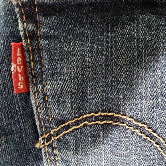 Levi's 721 High-Rise Skinny Denim Blue Jeans - Picture 8 of 8